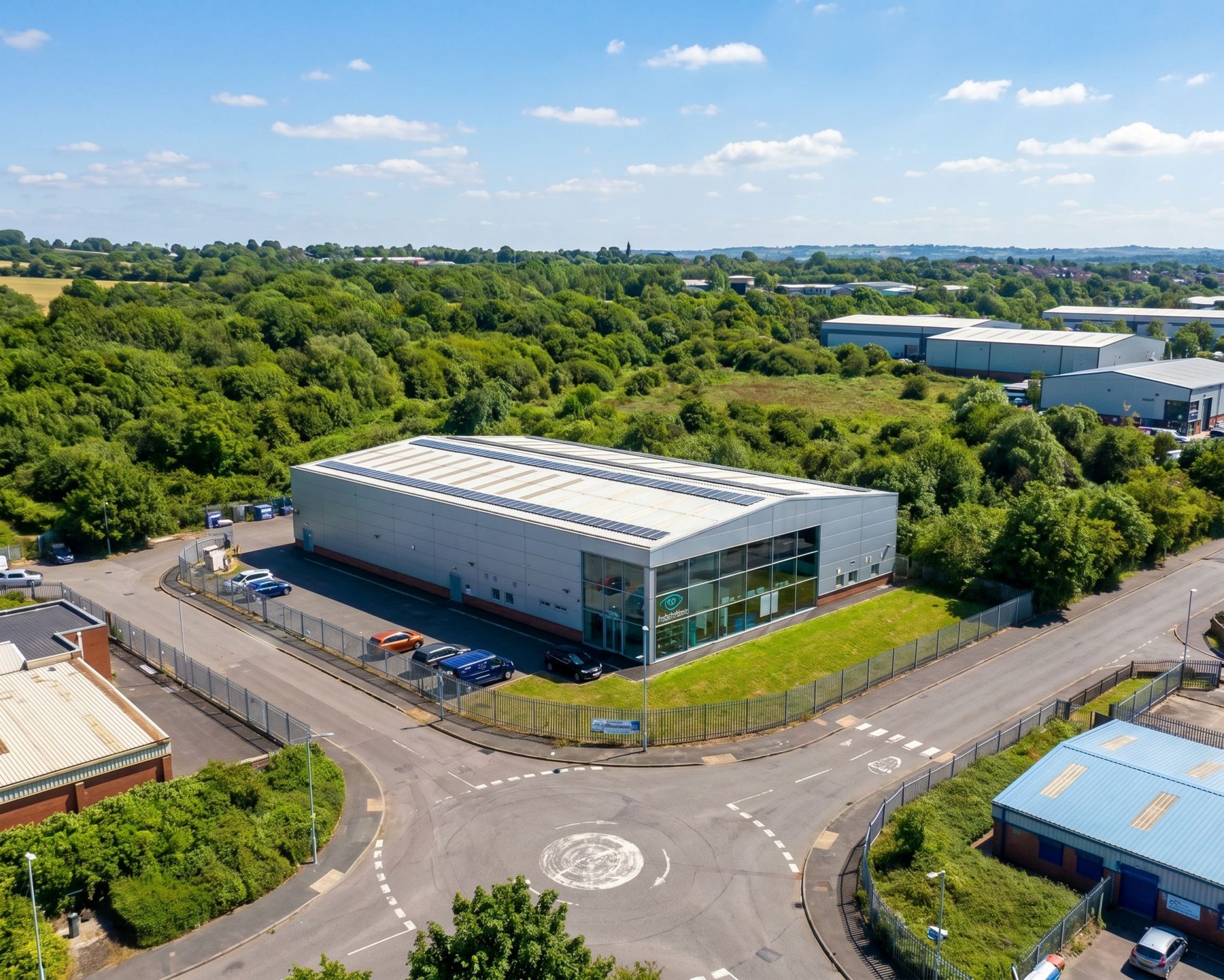 Facility aerial view